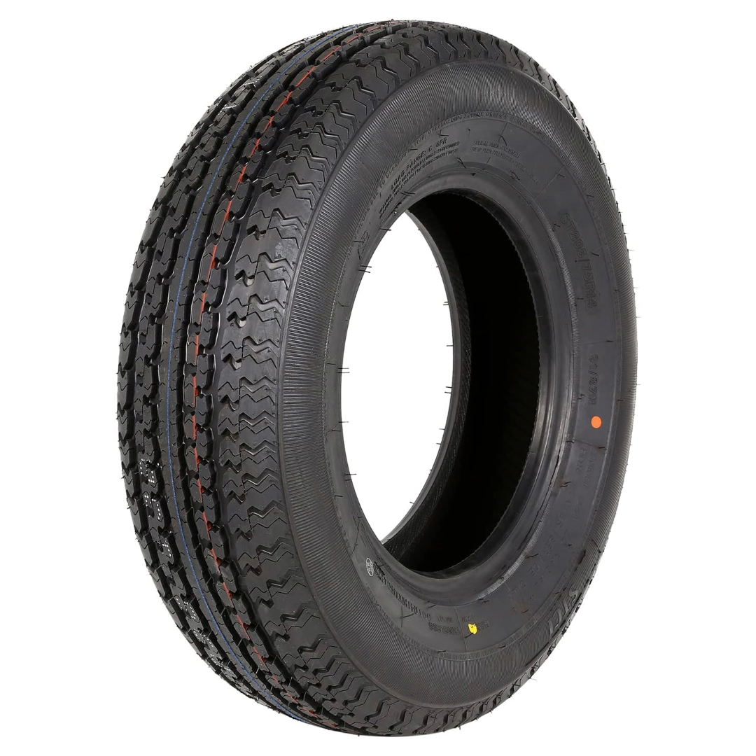 Hykolity ST205/75R14 Radial Trailer Tire, 205 75R14 Tires 8-Ply Load Range  D, Set of 4