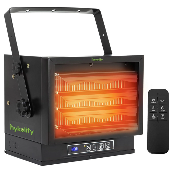 Hykolity 8500W Electric Garage Heater,240V Hardwired Fan-Forced Ceiling Mount Heater, Shop Heater with Built-in Thermostat, Industrial Heater for Garage, Workshop (Power Cord not Included)