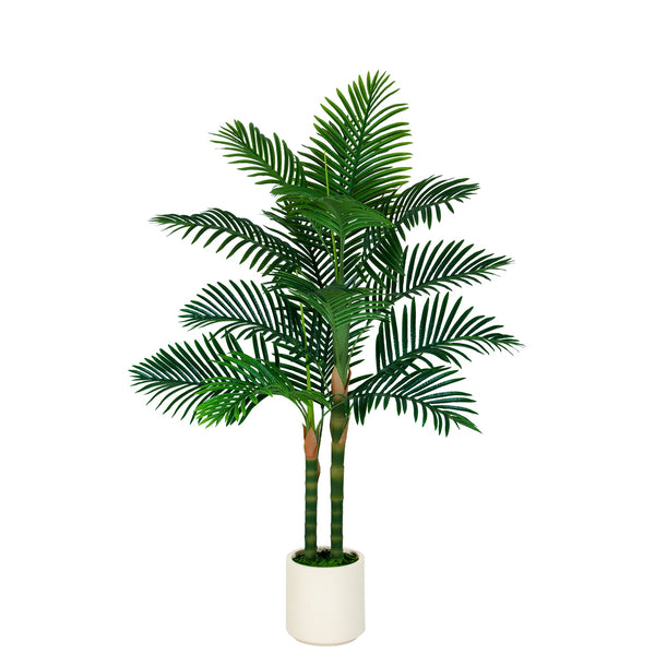 5FT Faux Golden Cane Palm Tree