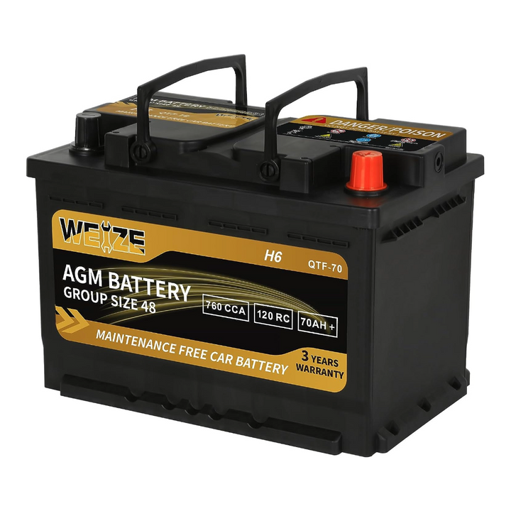 Blugy AGM 12V 100Ah Batterie Clear